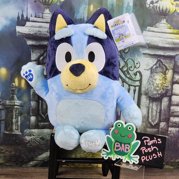 Build A Bear Bluey 2 SOUNDS Stuffed Animal Plush 5 in 1 &  Theme Song Boxes - Picture 10 of 12